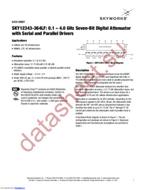 SKY12343-364LF-EVB datasheet  
