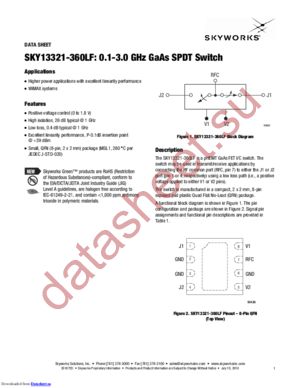 SKY13321-360LF datasheet  