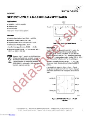 SKY13351-378LF-EVB datasheet  