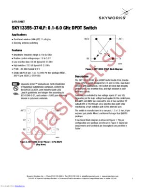 SKY13355-374LF_EVB datasheet  