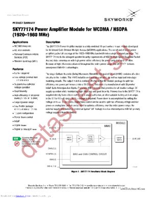 SKY77174 datasheet  