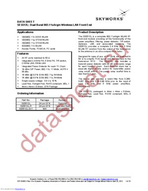 SE5512L-EK1 datasheet  
