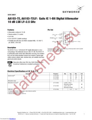 AA103-72_07 datasheet  