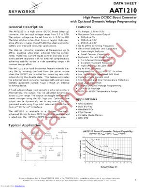 AAT1210IRN-0.6-T1 datasheet  