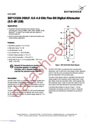 SKY12328-350LF datasheet  