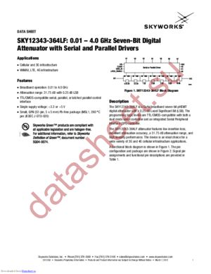 SKY12343-364LF datasheet  