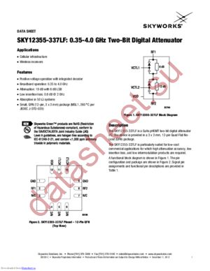 SKY12355-337LF datasheet  