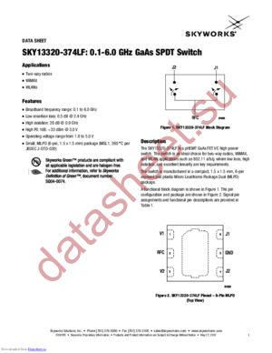 SKY13320-374LF datasheet  