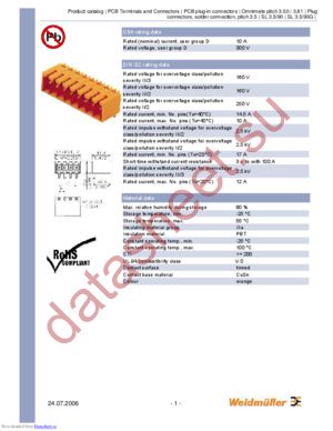 SL 3.5/6/90G datasheet  