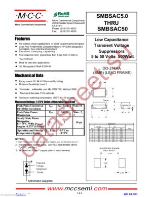 SMBSAC5.0-TP datasheet  