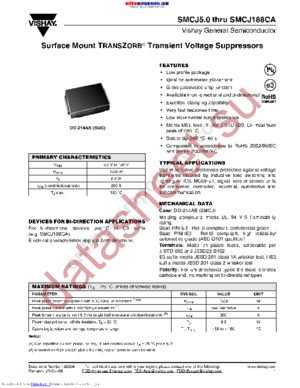 SMCJ7.5A/7 datasheet  