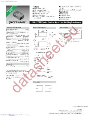 SMLP5001 datasheet  