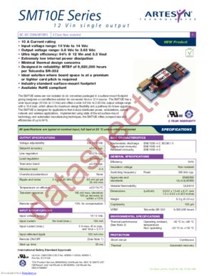 SMT10E-12W3V3J datasheet  