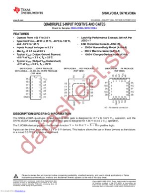 SN74LVC08APWRG3 datasheet  