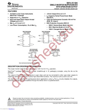 SN74LVC1G06DRYR datasheet  