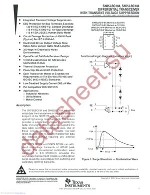 SN75LBC184DRG4 datasheet  