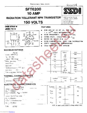 SFT6200 datasheet  