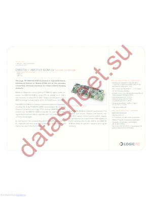 SOMDM3730-10-1782IFXR datasheet  