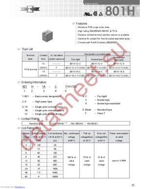 801H-1A-C datasheet  