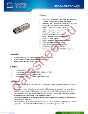 SFS-34-GB-P2-CNB datasheet  
