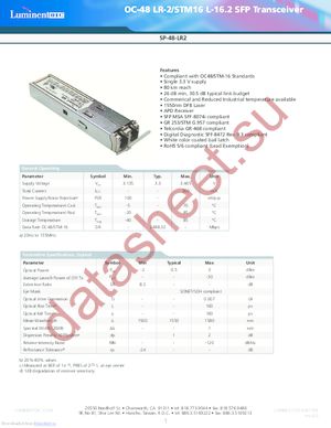 SP-48-LR2-CDA datasheet  