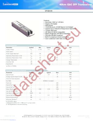SP-GB-EX-CNA datasheet  