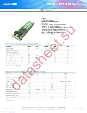 SPC-03-ELR-49CDA datasheet  