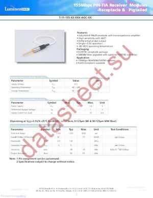 T-11-155-P3-M-AGC datasheet  