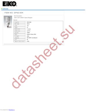 SP42/35K datasheet  