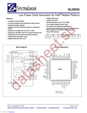 sl28555 datasheet  