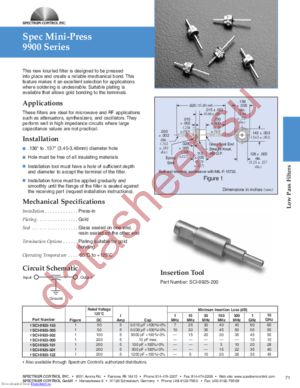 SCI-9925-101 datasheet  