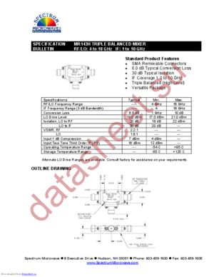 MR143H datasheet  