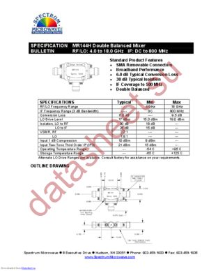 MR144H datasheet  