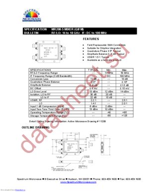 MR208-5 datasheet  