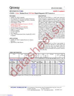 sps-9380vw-c2700g datasheet  