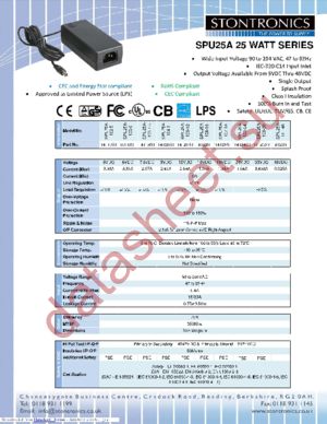 SPU25A-104-9 datasheet  