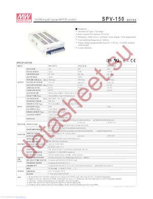 spv-150 datasheet  