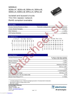 SQS16B1001GSLF datasheet  