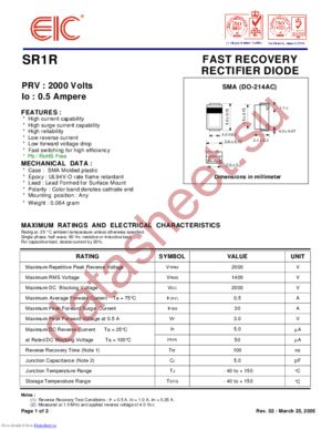 SR1R datasheet  