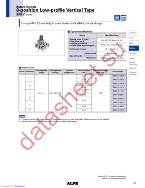 SRBV141404 datasheet  