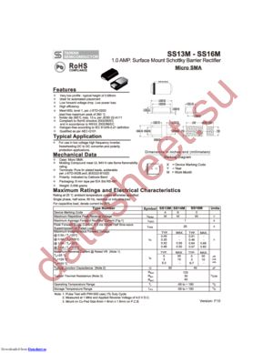 SS14M datasheet  