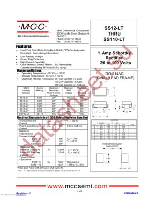 SS14-LT datasheet  