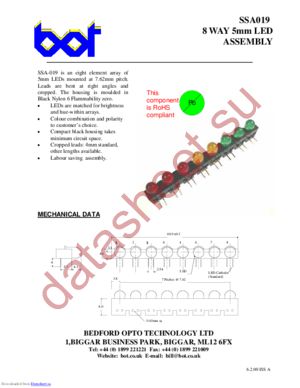 SSA019 datasheet  