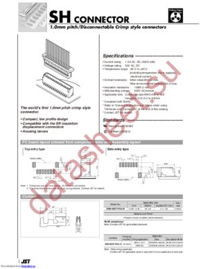 BM04B-SRSS-TB(LF)(SN)(P) datasheet  