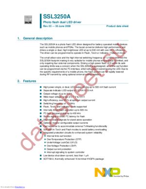 SSL3250AHN-C1 datasheet  