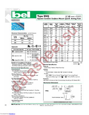 SSQ 500/1K datasheet  