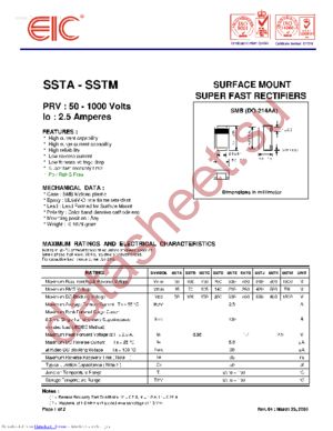 SSTM datasheet  