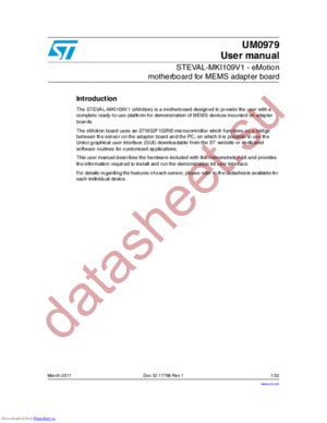 STEVAL-MKI107V1 datasheet  