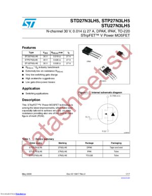 STP20NM65N datasheet  