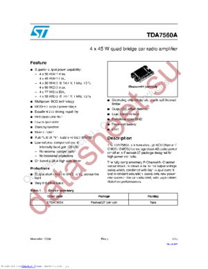E-TDA7560A datasheet  